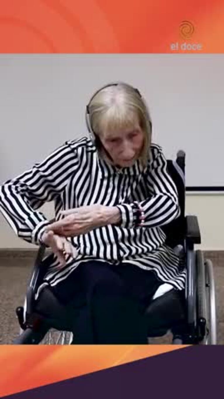 La reacción viral de una ex bailarina con Alzheimer