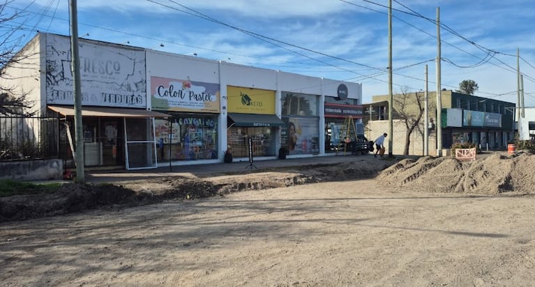 8 meses de obra en avenida Bodereau: la queja de los comerciantes por la caída de las ventas