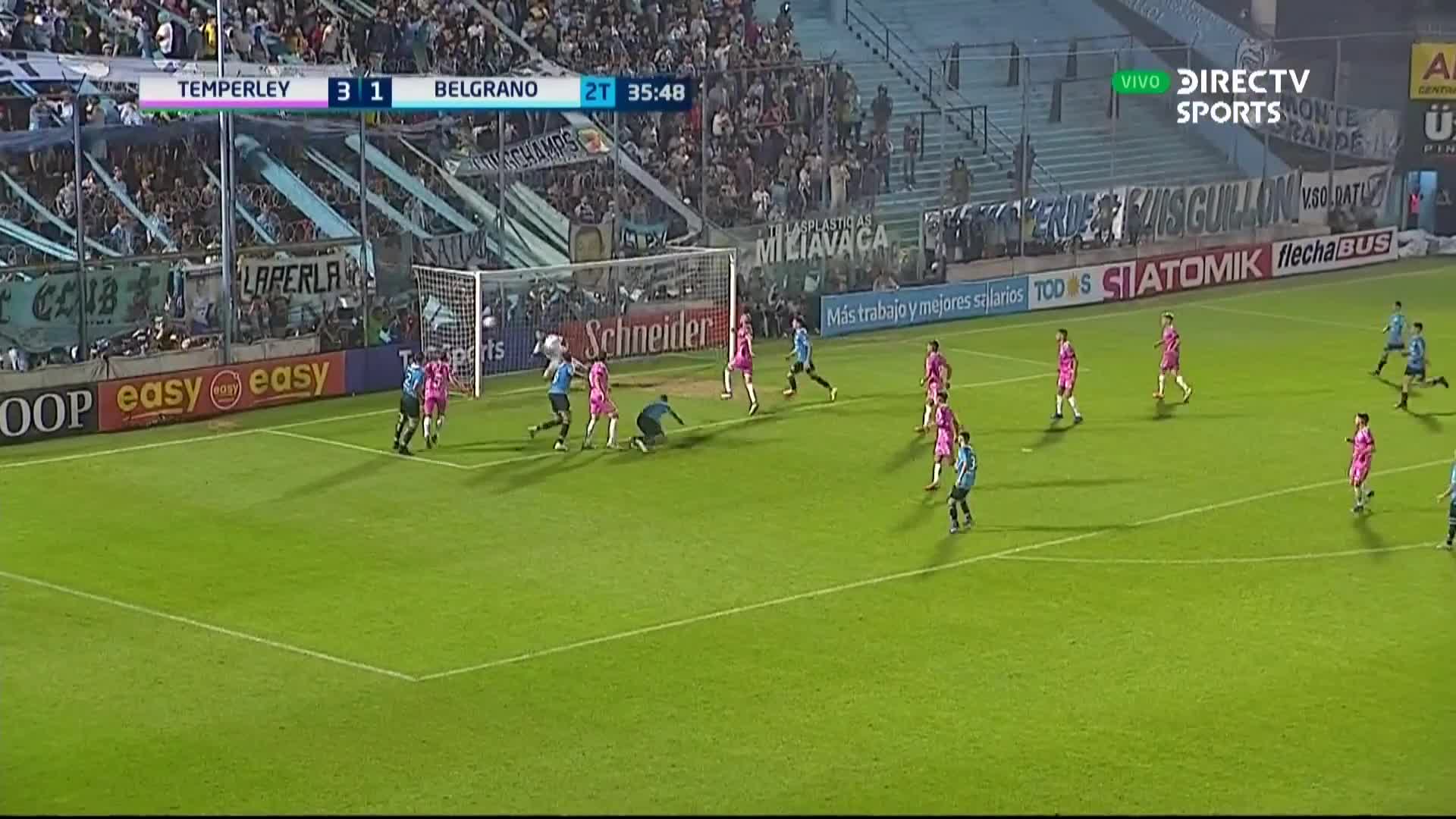 Ráfaga de goles para Belgrano que se puso 3 a 2