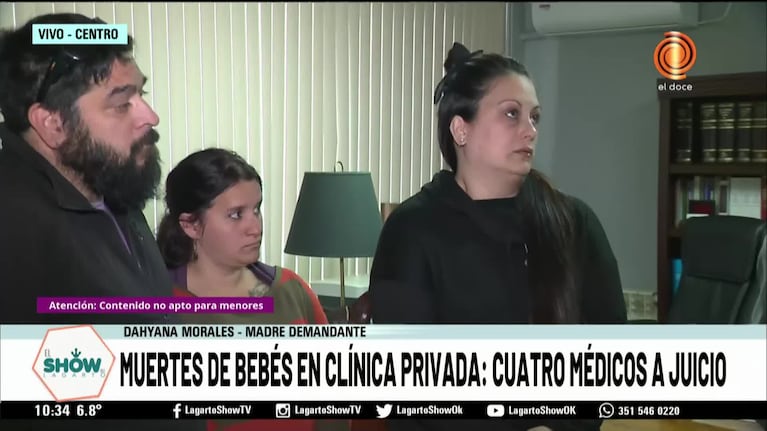 El dolor de las familias por la muerte de bebés en clínica Sanagec