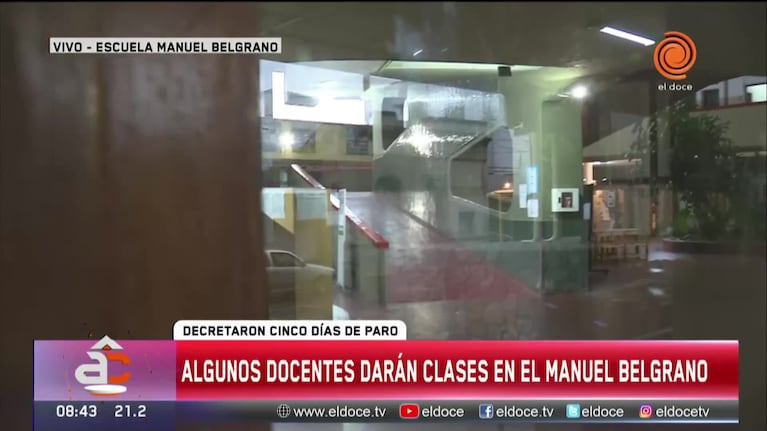 El Monserrat y el Manuel Belgrano decretaron cinco días de paro docente