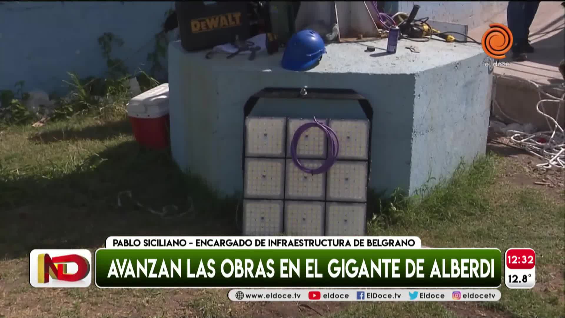 Belgrano avanza con las obras en el Gigante de Alberdi