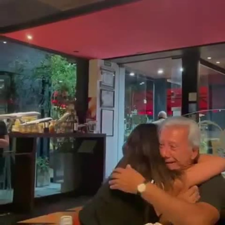 La emoción de Mateyko al reencontrarse con su hija