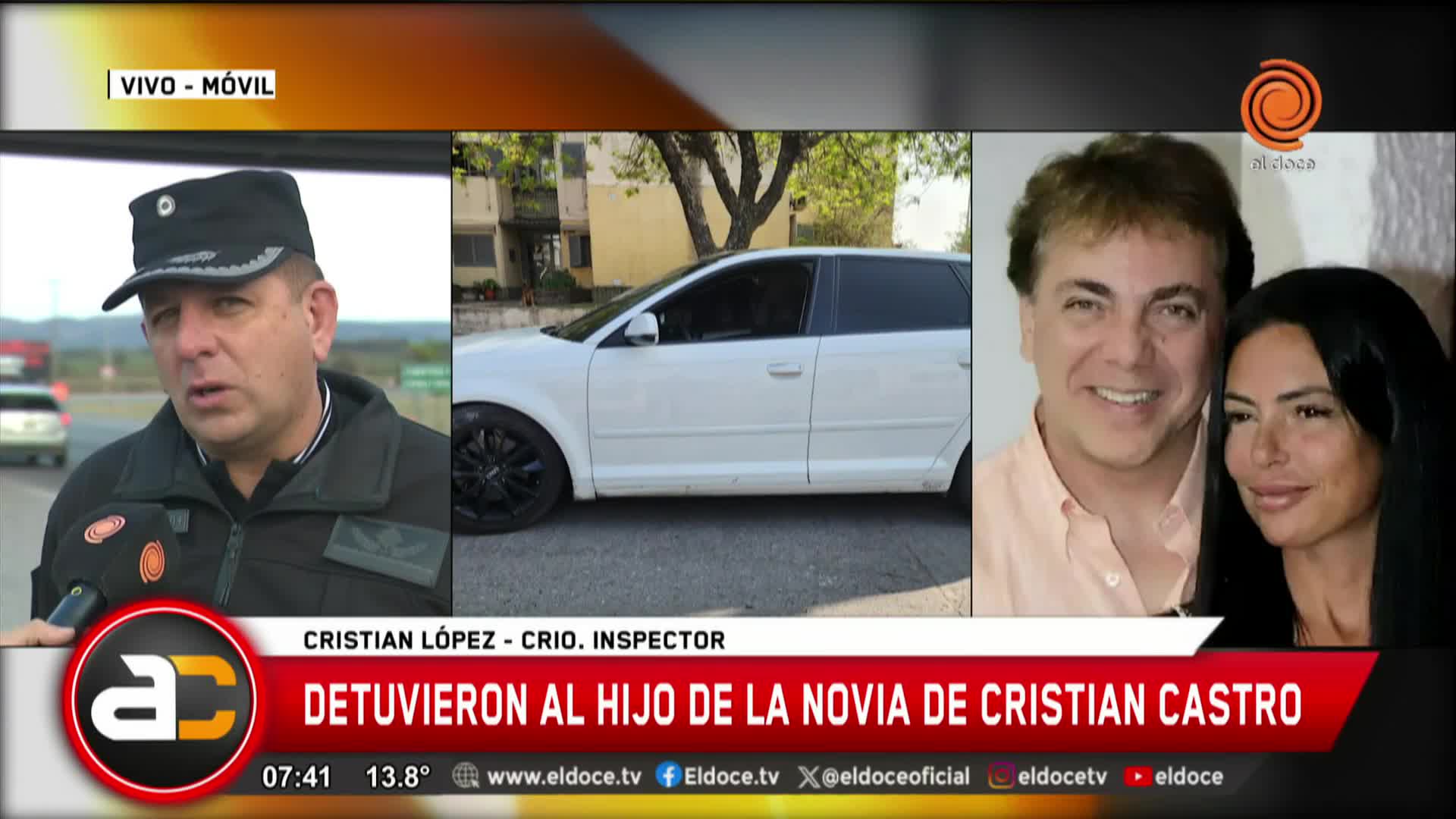 hijo novia cristian castro