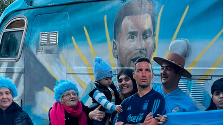 Así es la Scaloneta cordobesa con Messi y Maradona
