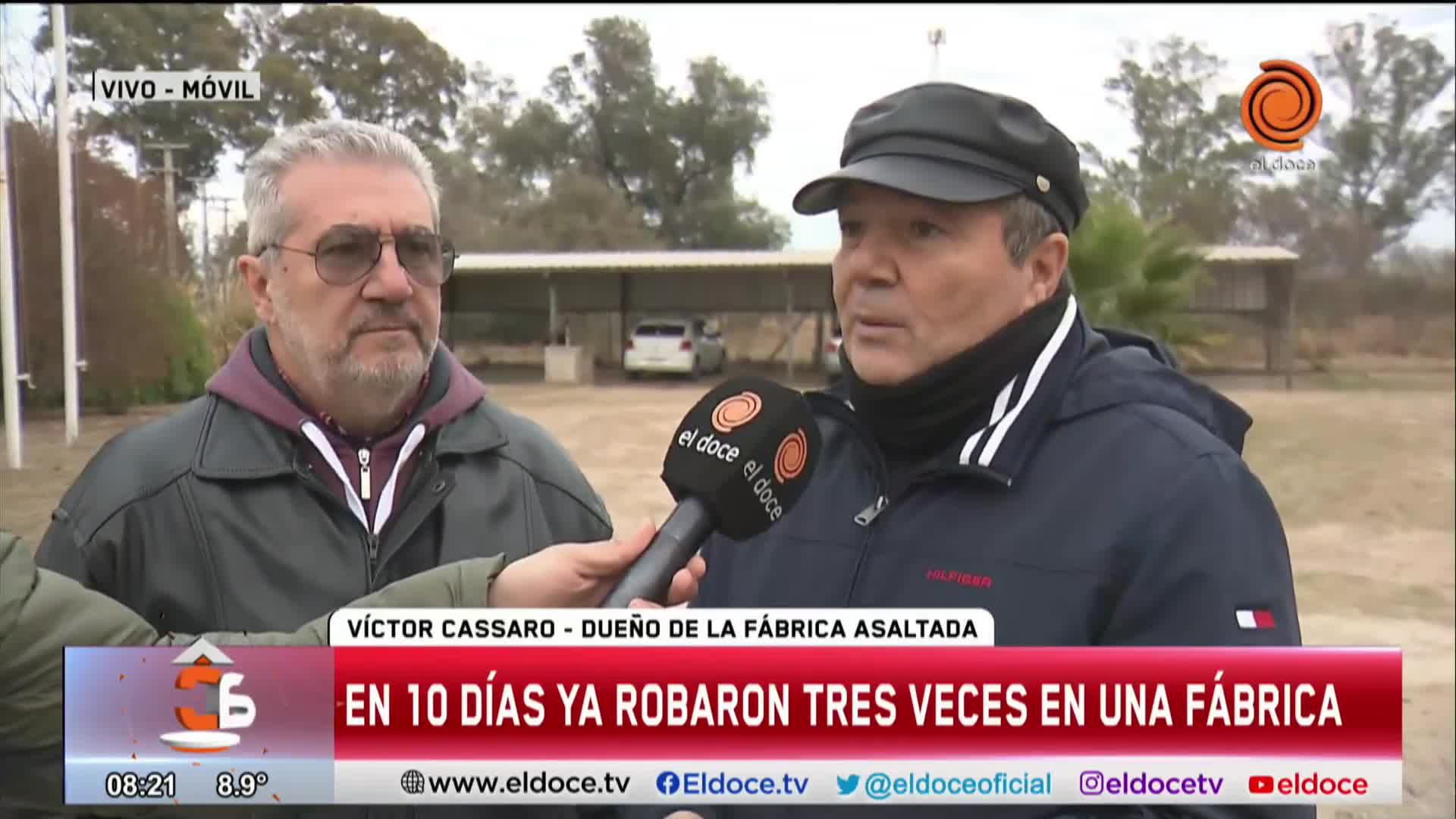 Bronca en cervecería Cassaro: tercer robo en 10 días