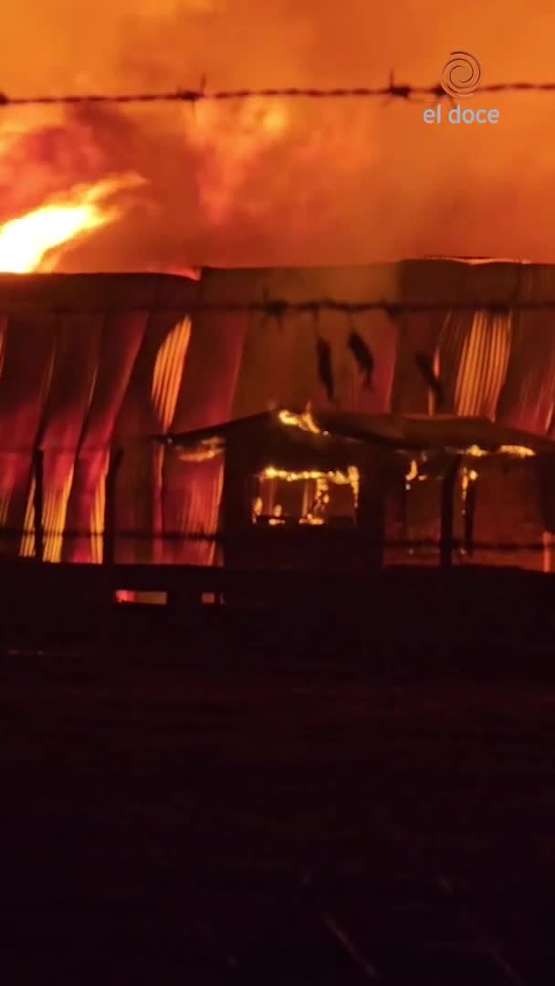 Incendio en Villa del Prado
