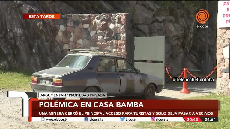 Polémica en Casa Bamba: cerraron el paso a turistas y solo dejan pasar a vecinos