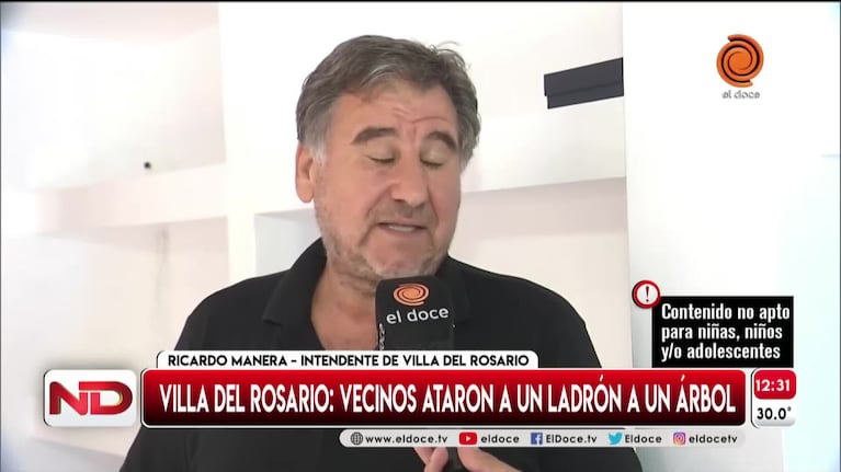 El intendente de Villa del Rosario aseguró que la sociedad está “cansada”