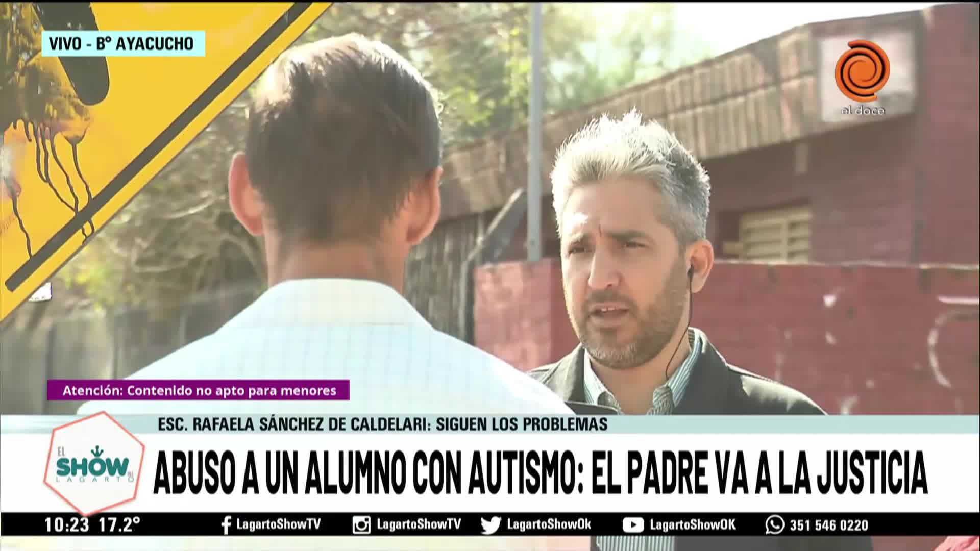 Cambiará a su hijo de escuela tras la denuncia