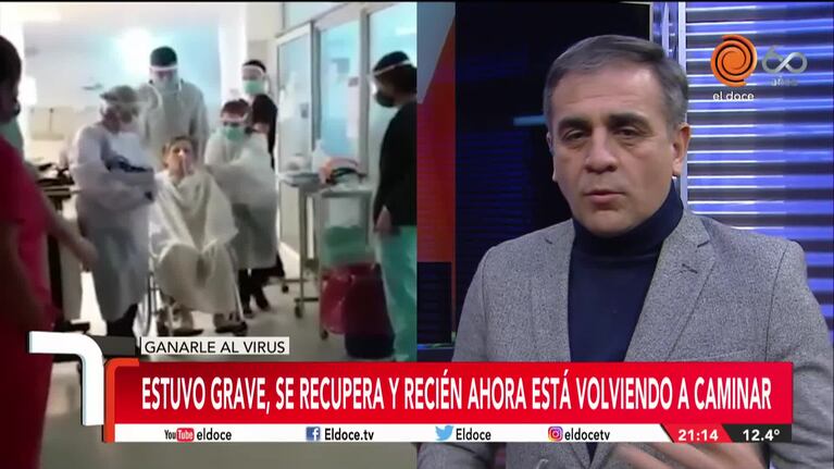 Fernando, el cordobés que venció el coronavirus: "Estuve al borde de la muerte"