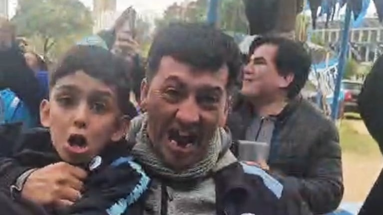 Así se festejó en Alberdi el empate de Belgrano
