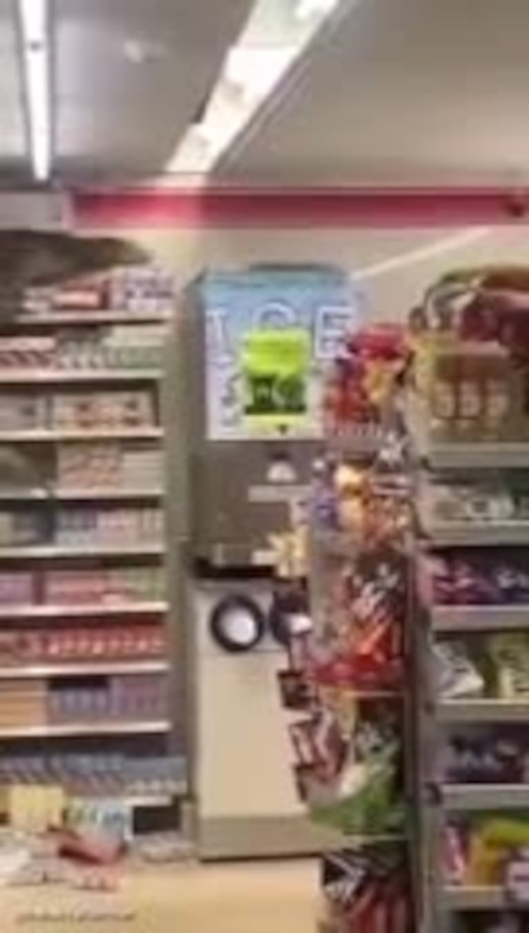 Un lagarto gigante irrumpió en un supermercado de Tailandia