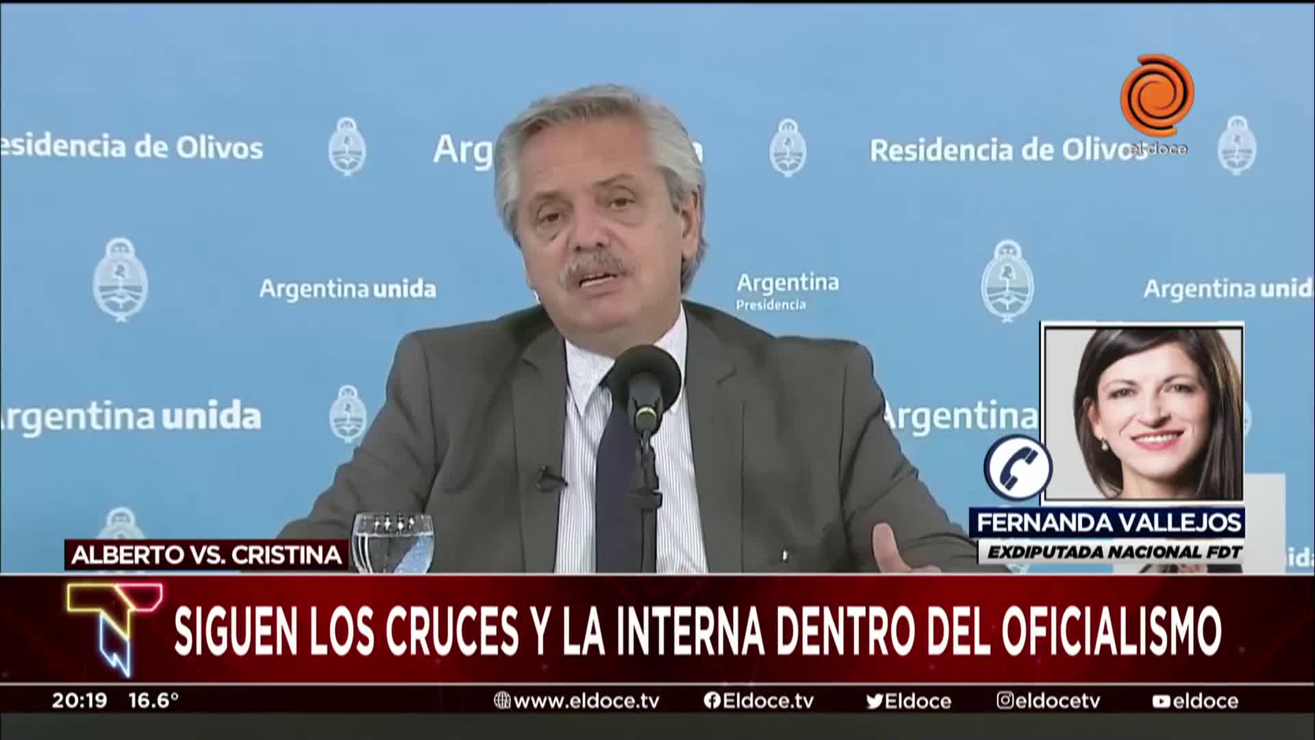 Fernanda Vallejos sobre la interna: "El liderazgo de Cristina es muy claro"