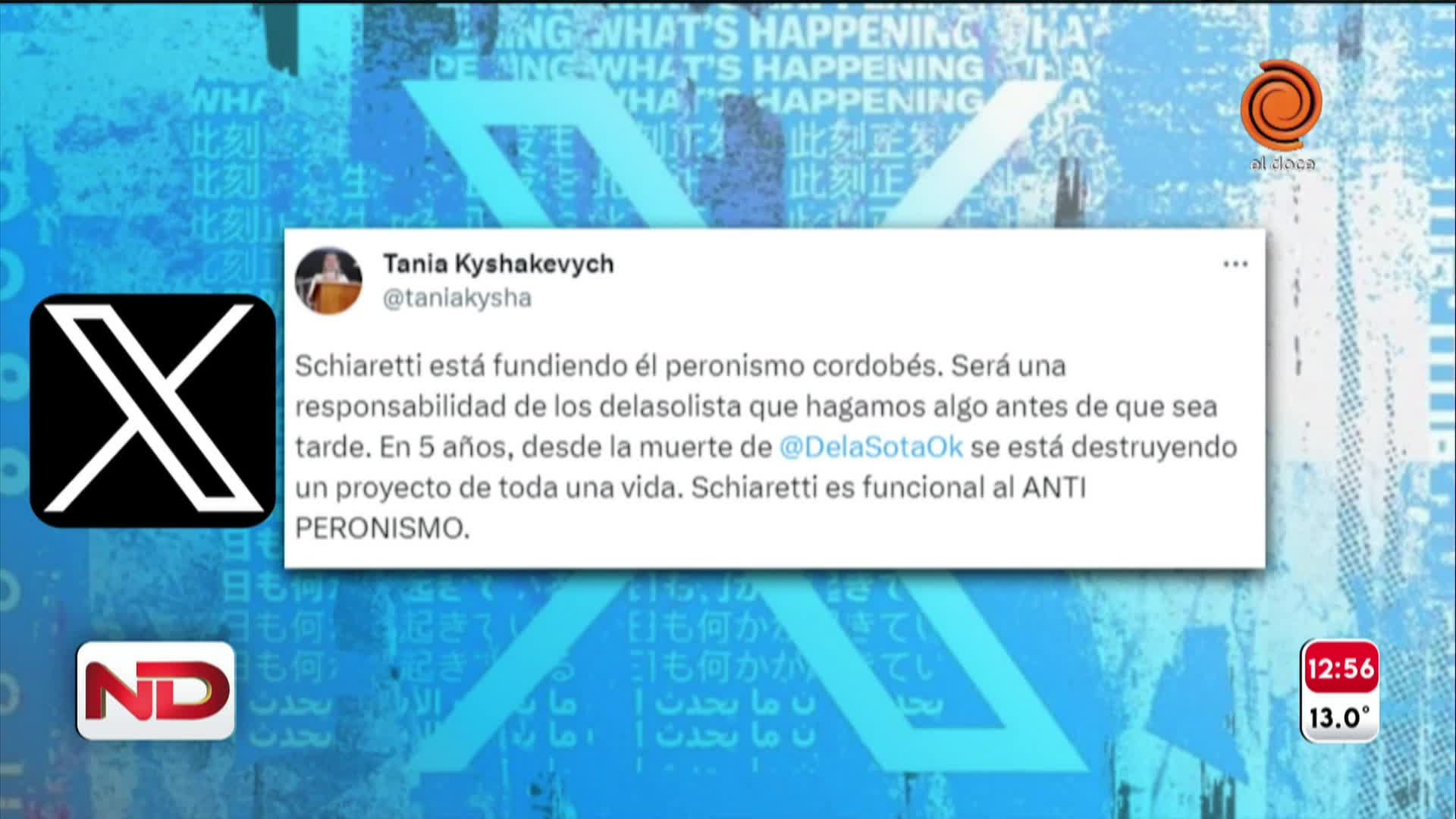 Legisladora peronista cuestionó a Schiaretti por Giordano y Bullrich