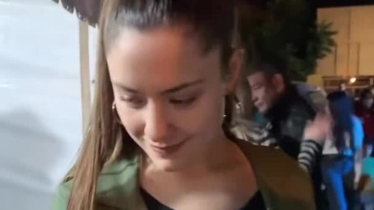 Valentina Márquez recordó el día de su debut
