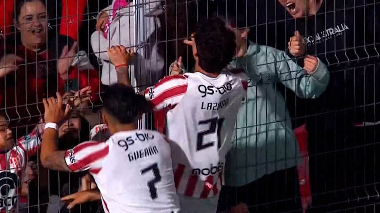 Lázaro y el gol de penal para el 1 a 0 de Instituto ante Riestra en Alta Córdoba