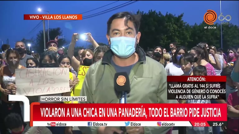 Marcharon para exigir justicia por una joven violada en una panadería