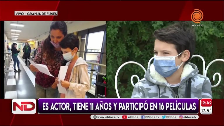 El niño cordobés que participó de la película de Guillermo Francella