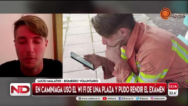 Ejemplo: el bombero que rindió tras combatir los incendios en Córdoba