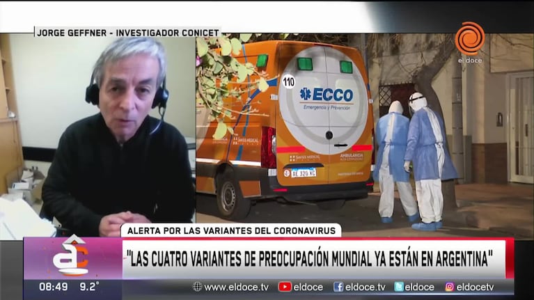 Las variantes del coronavirus: "El temor es fundado, nos preocupa"