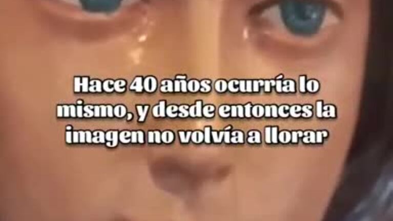 Imágenes de la Virgen María Rosa Mística llorando