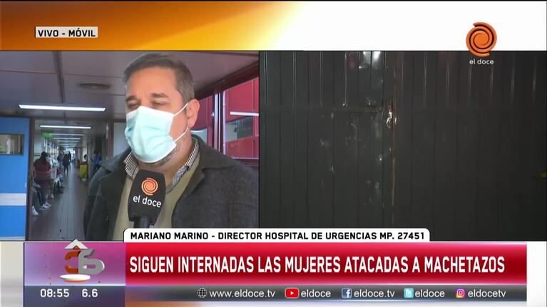 El estado de salud de las mujeres atacadas a machetazos