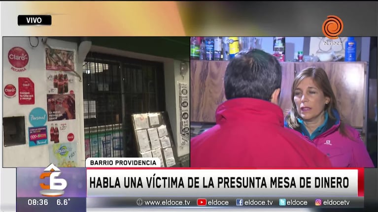 Habló uno de los estafados en la mesa de dinero