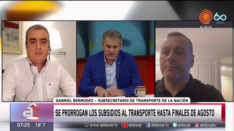 Prorrogan hasta agosto los subsidios al transporte