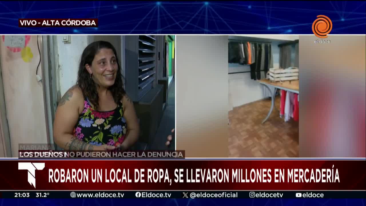 Le desvalijaron el local, quería cerrarlo pero sus clientes la apoyaron para seguir