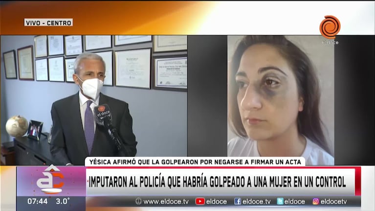 Imputaron al policía denunciado por golpear a una mujer 