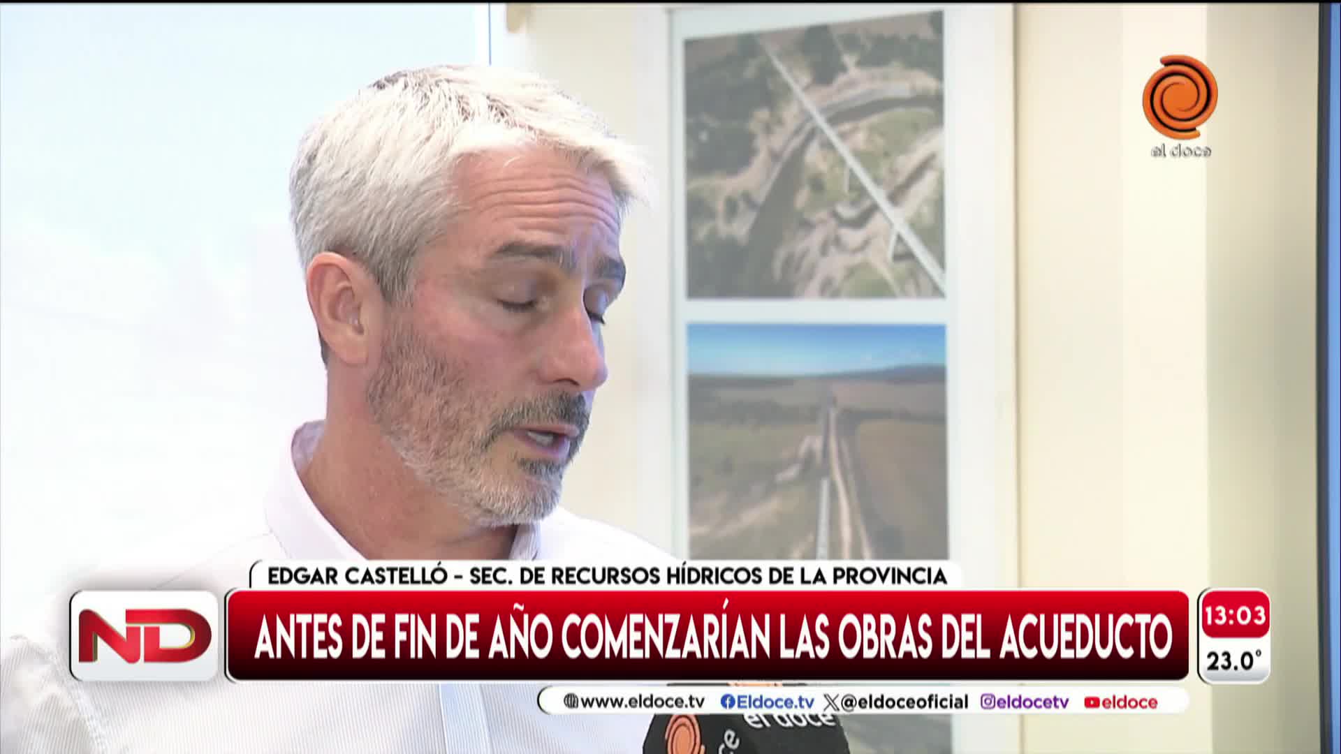 La posible solución de la provincia al problema del agua en San Francisco del Chañar