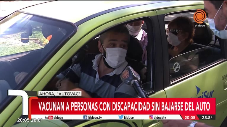 Cómo funciona el Autovac: la vacunación sobre el auto en Córdoba