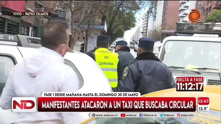 Incidentes en la manifestación por las restricciones