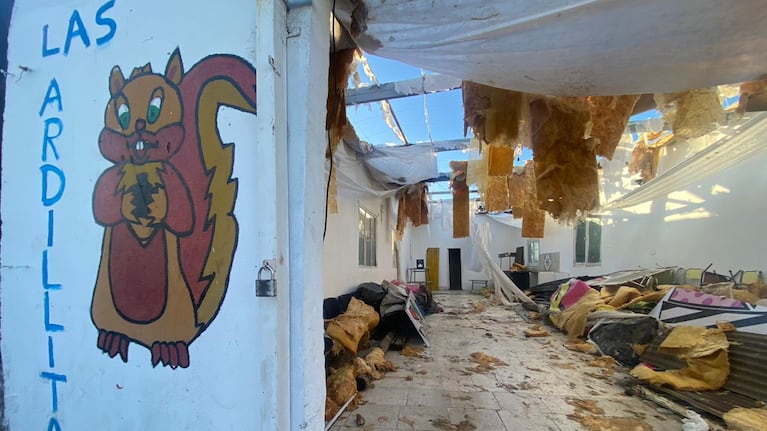 La tormenta voló el techo de un merendero en Córdoba y piden ayuda para volver a dar comida
