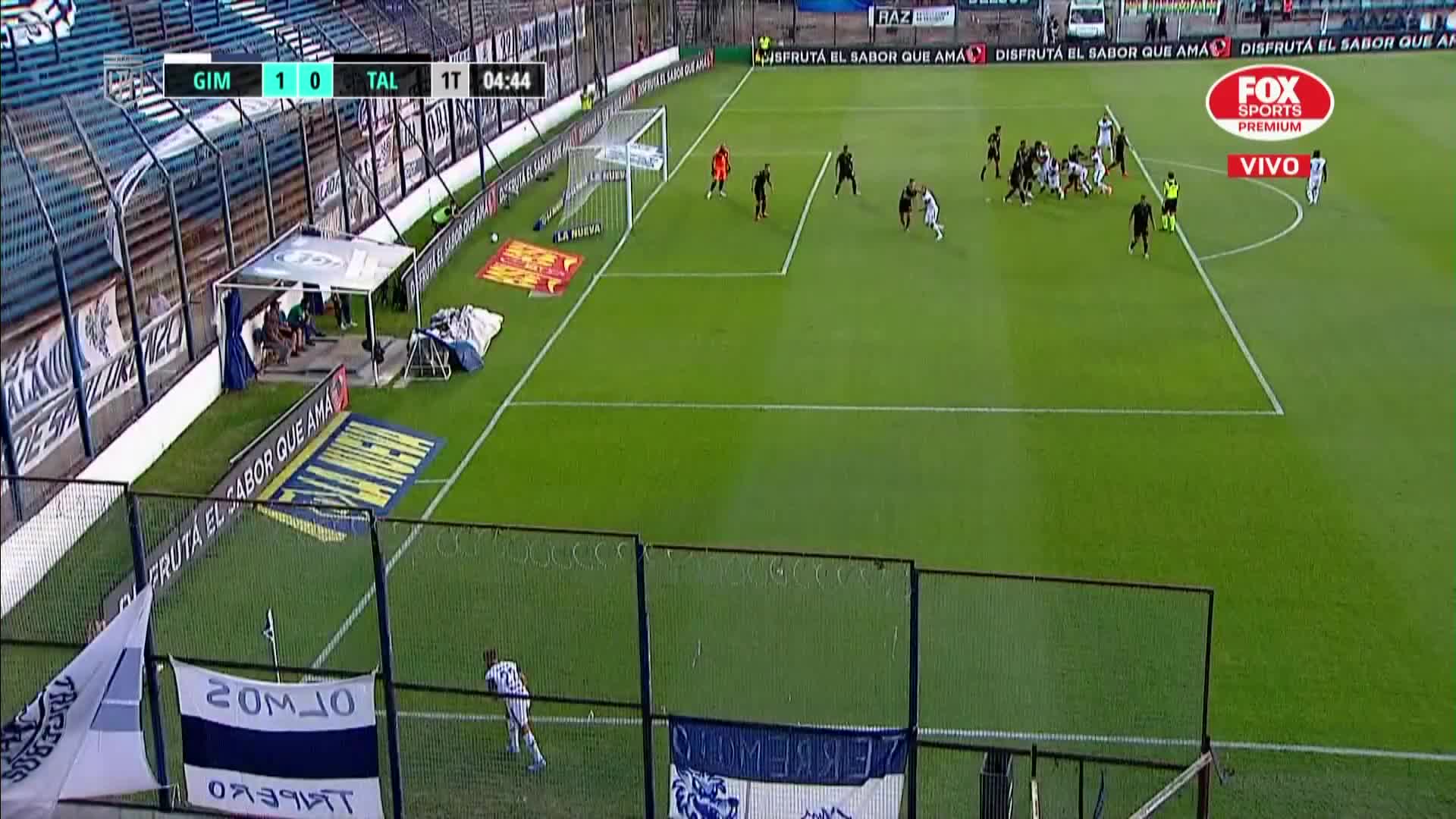 El gol de Gimnasia LP para el 1-0 ante Talleres