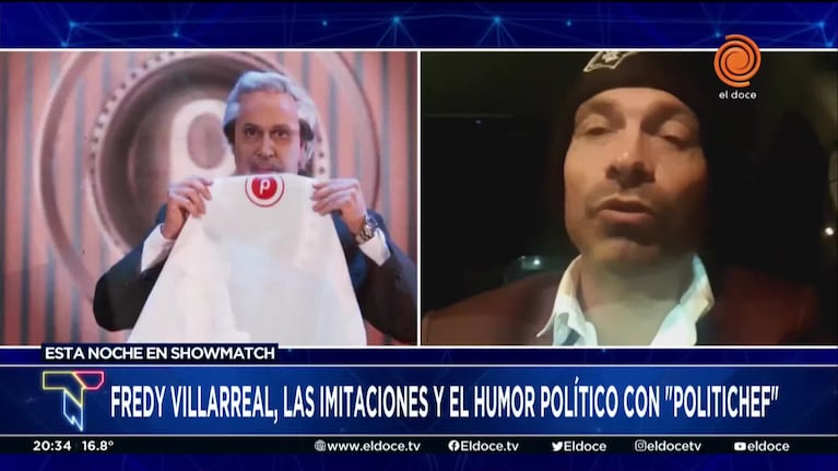 Showmatch: Fredy Villarreal palpitó su debut en "Polichef"