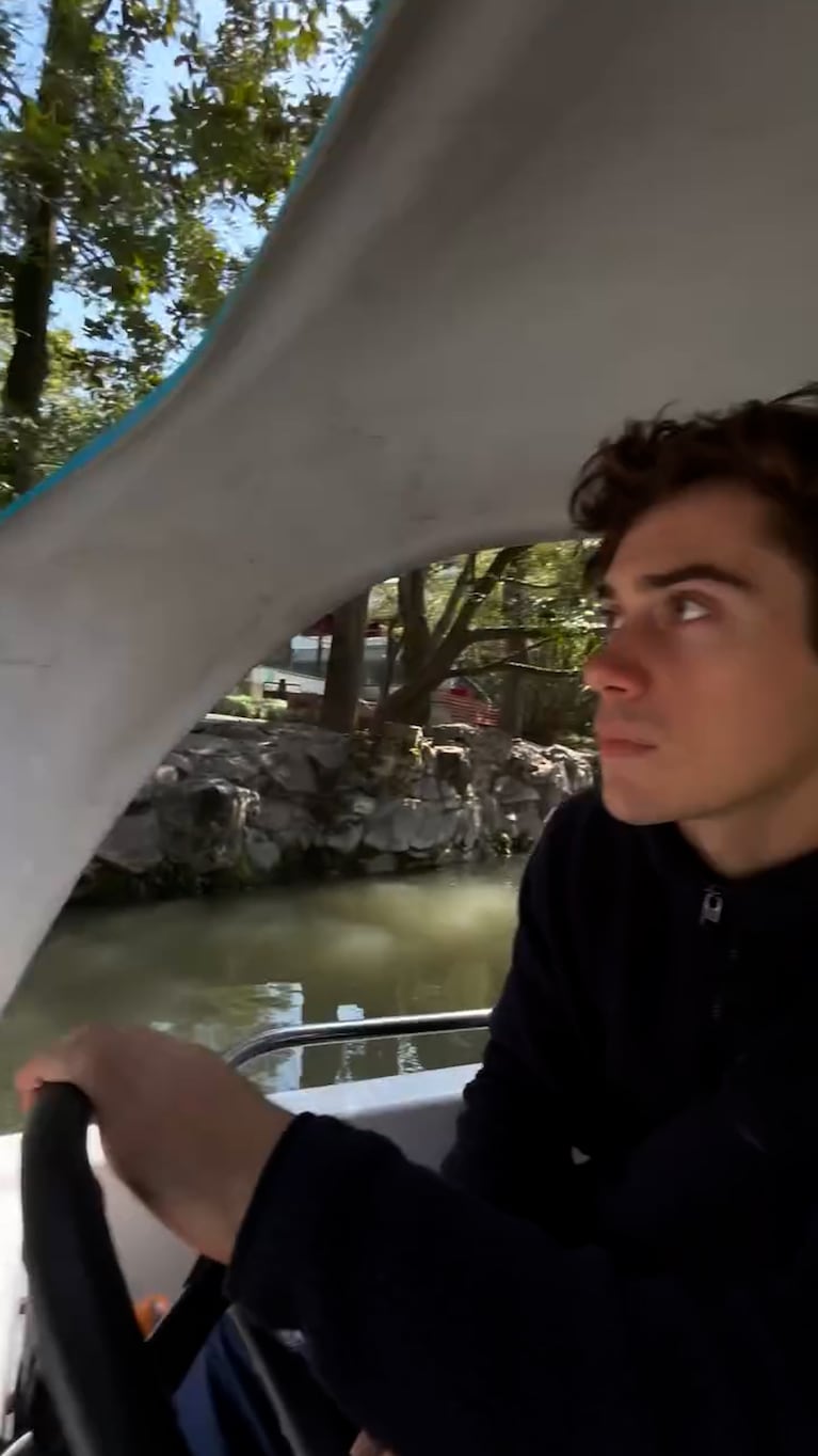 El insólito accidente en lancha de Colapinto