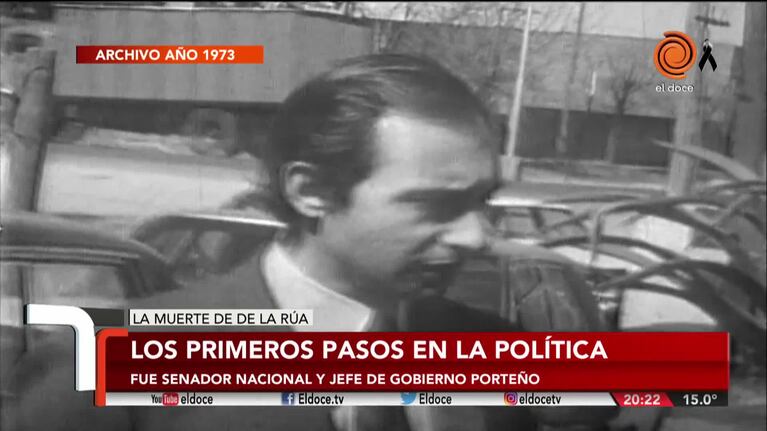 Los hechos que marcaron la historia política de Fernando De la Rúa