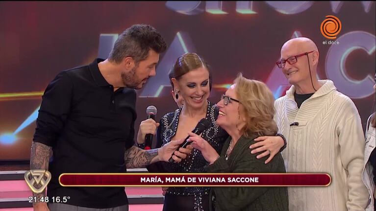 La sorpresa de Tinelli a Viviana Saccone 