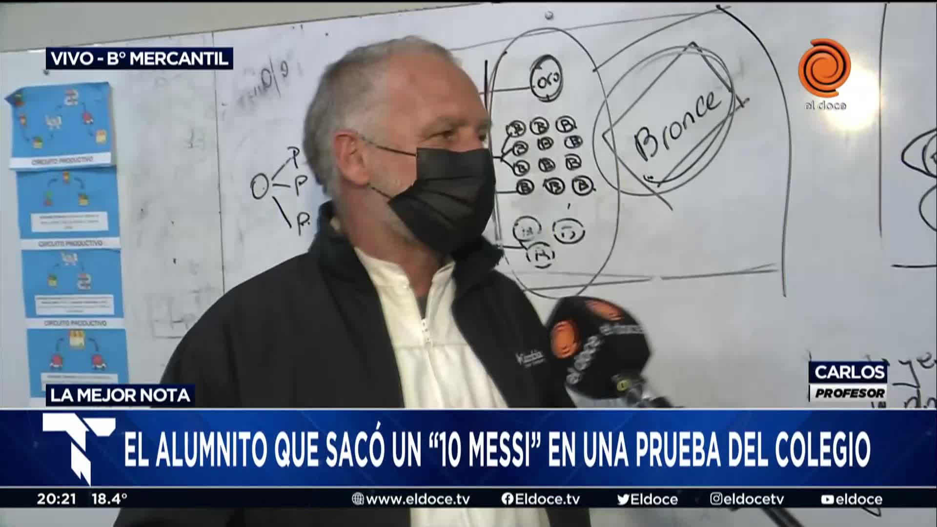 Kevin, el Messi cordobés en matemáticas: "Cuando vi la nota casi me desmayo"