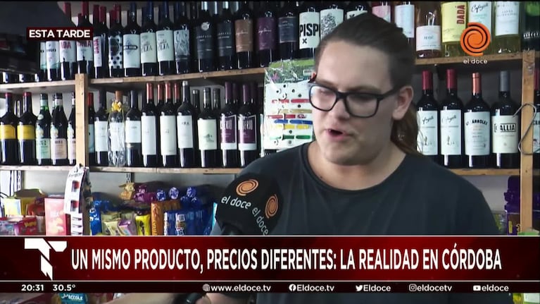 La diferencia de valor de los mismos productos en diferentes kioscos