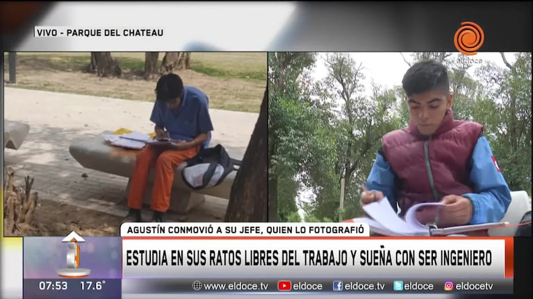 La historia de superación de Agustín