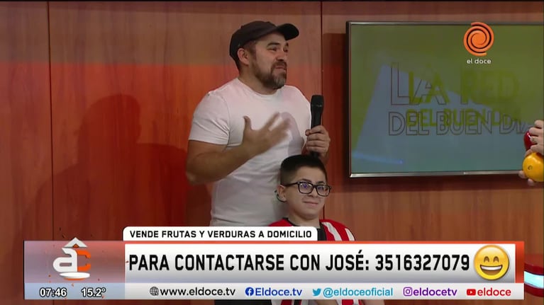 La emoción del papá del nene con huesos de cristal en Arriba Córdoba