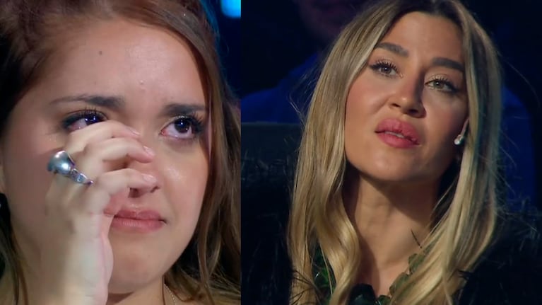 “Un tarado más”: rompió en llanto al cantar un tema de amor y Jimena Barón salió a consolarla