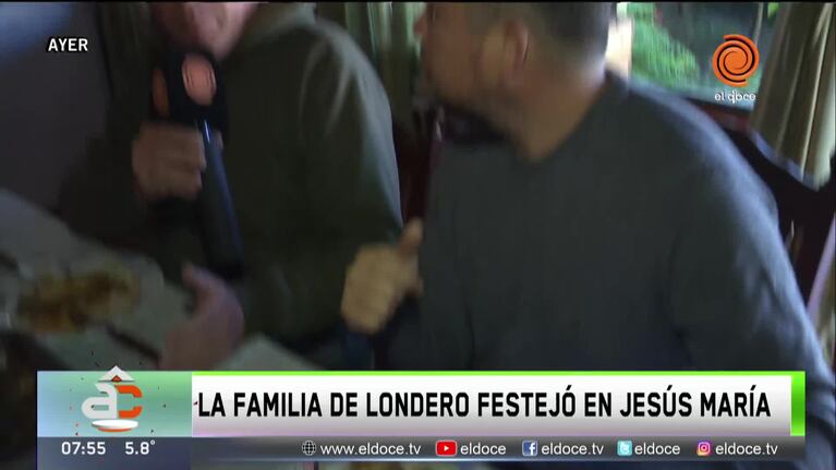 Así vivió la familia de Londero su histórico paso en Roland Garrós