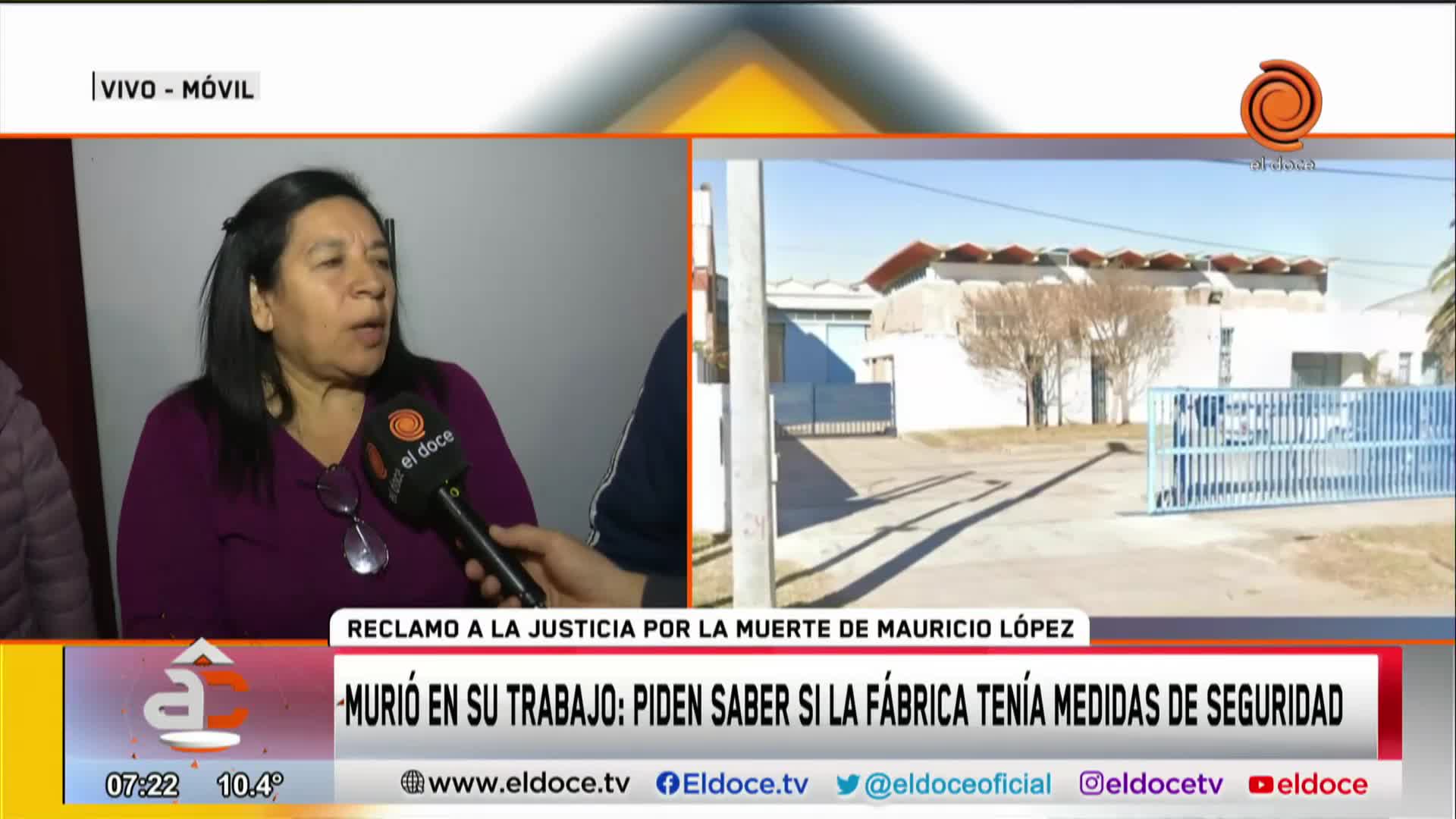 Reclaman justicia por el operario que murió absorbido por una máquina 