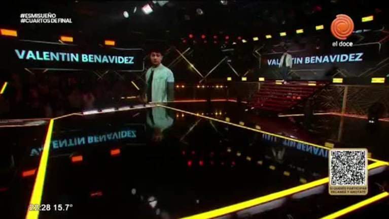 Se olvidó la letra de la canción en pleno programa y Abel Pintos lo ayudó