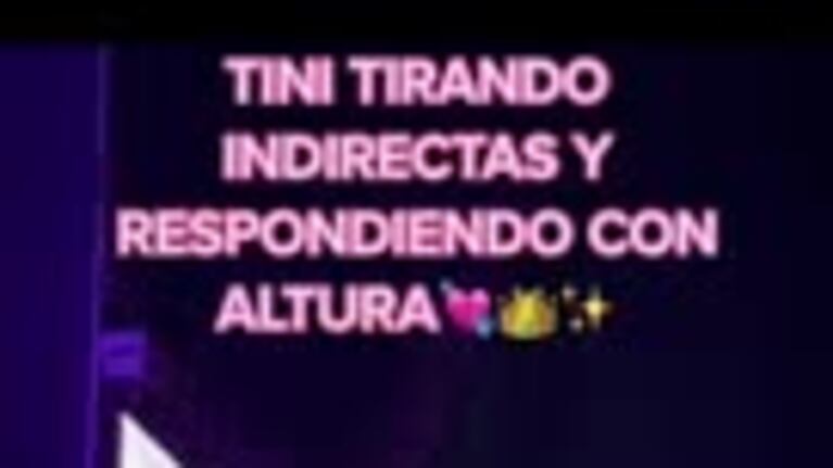 Tini Stoessel habló de los dichos sobre su ombligo