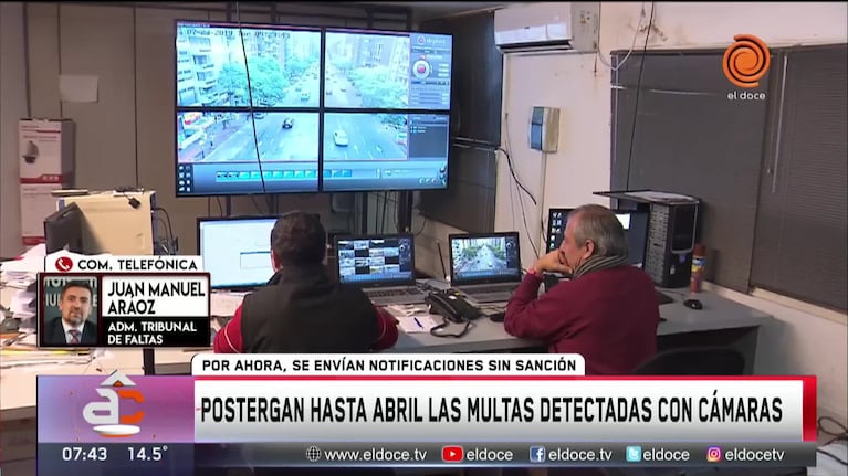 Postergan hasta abril las multas detectadas por cámaras en Córdoba